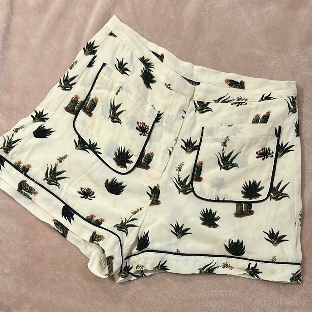 Tailored Women's Shorts Featuring an adorable cactus print